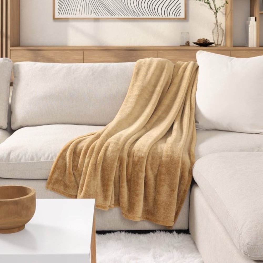 House & Home by Lynda Reeves - Plush Throw Blanket